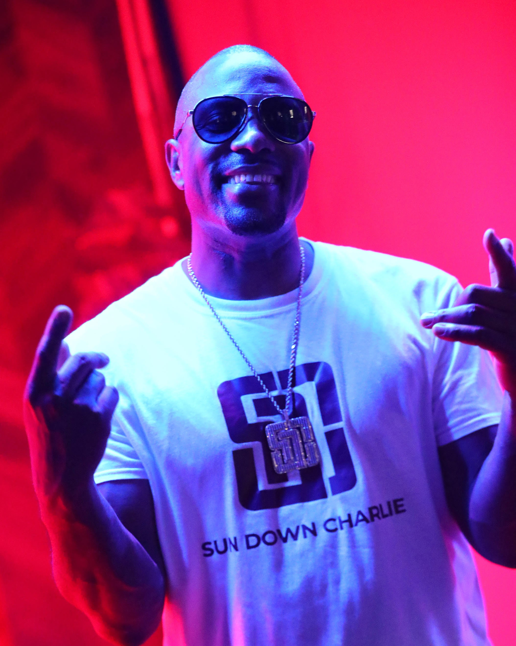 Sun Down Charlie Logo Tee